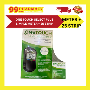 One Touch Select Plus Simple Meter + 25 Strip