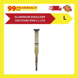 Aluminium Shoulder Crutches Pair (L) 2's