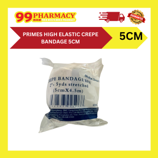 PRIMES High Elastic Crepe Bandage 5cm