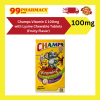 CHAMPS Vitamin C 100mg with Lysine Chewable Tablets (Fruity)