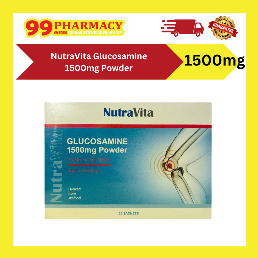 NUTRAVITA Glucosamine 1500mg Powder 30's